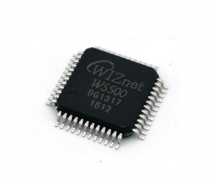 Componentes 0 da eletrônica de IC da microplaqueta dos ethernet CTLR de W5500 WIZnet únicos